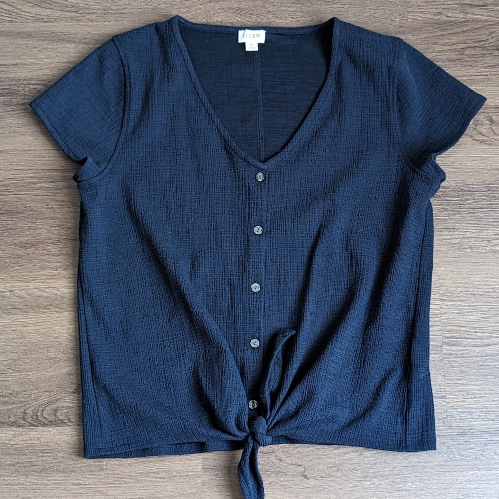 J. Crew Knotted Top